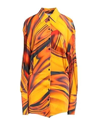 Orange Synthetic fabric Short dress