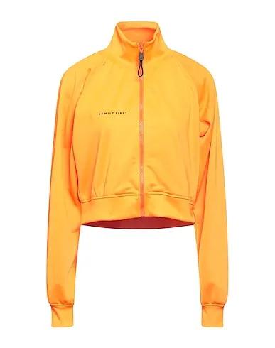 Orange Synthetic fabric Sweatshirt
