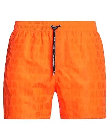 Orange Synthetic fabric Swim shorts