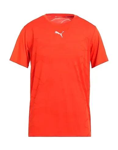 Orange Synthetic fabric T-shirt
