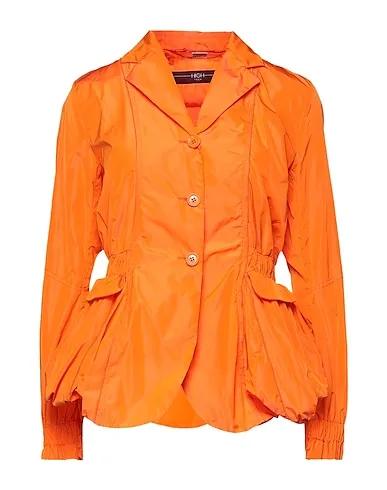 Orange Techno fabric Blazer