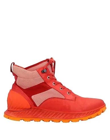 Orange Techno fabric Boots