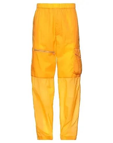 Orange Techno fabric Casual pants