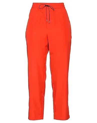 Orange Techno fabric Casual pants