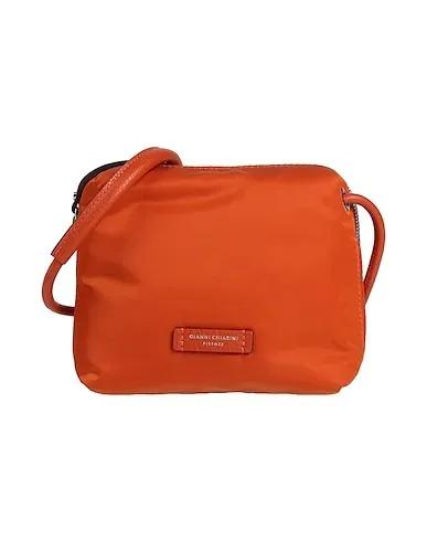 Orange Techno fabric Cross-body bags