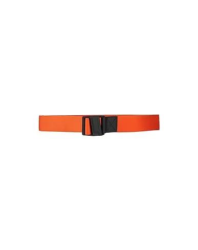 Orange Techno fabric Fabric belt