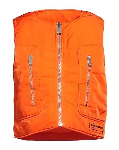Orange Techno fabric Jacket