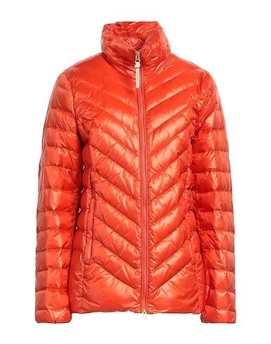 Orange Techno fabric Shell  jacket