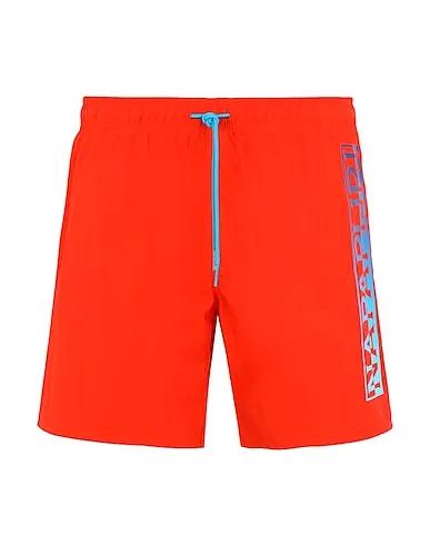 Orange Techno fabric Swim shorts VICTOR
