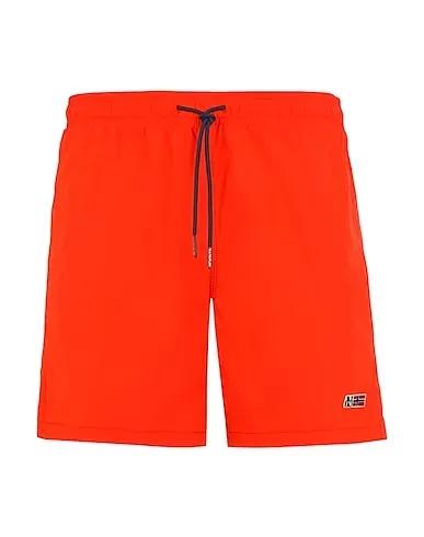Orange Techno fabric Swim shorts VILLA