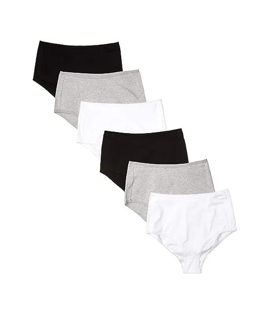 Organic Cotton High-Rise Hipster 6-Pack