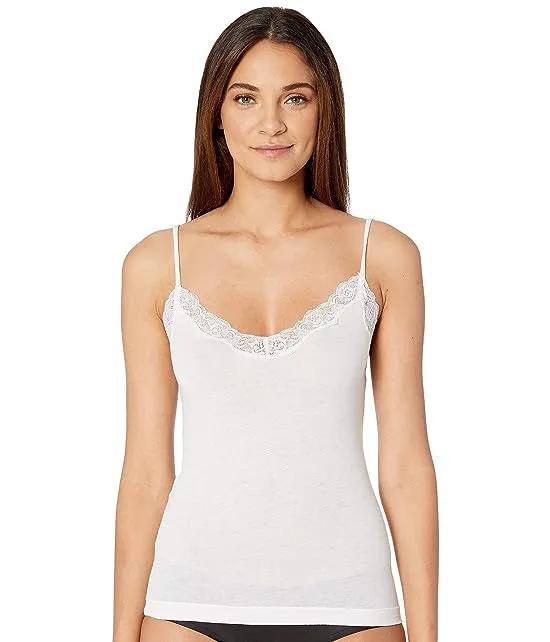Organic Cotton Lace Trimmed Cami