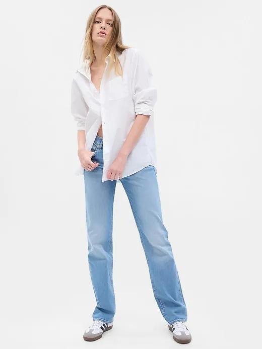 Organic Cotton Low Rise ’90s Loose Jeans with Washwell​