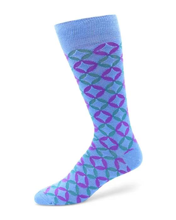 Overlap Circles Crew Socks - 100% Exclusive