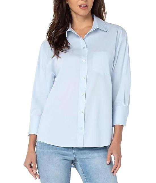 Oversized Classic Button-Down