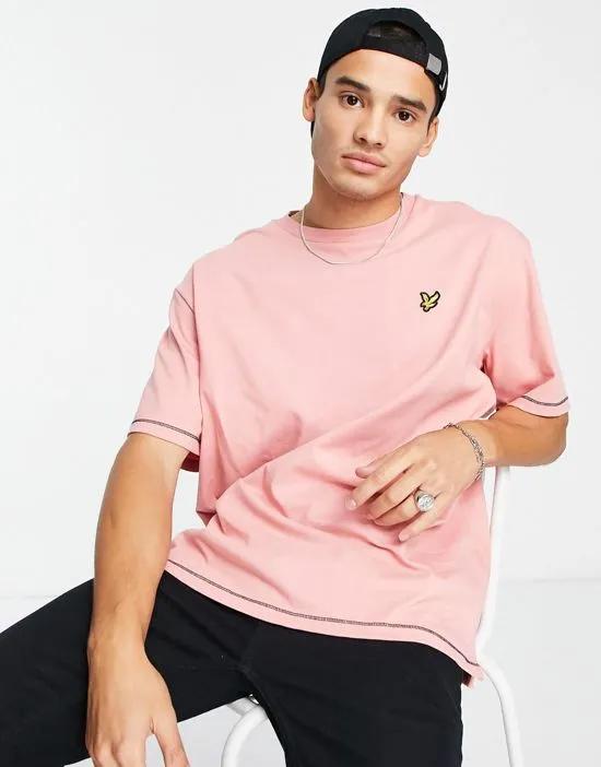 oversized t-shirt in pink