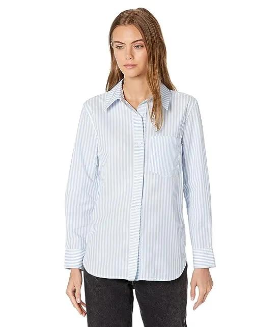 Overstriped Stripe Collared Shirt in Feel Good