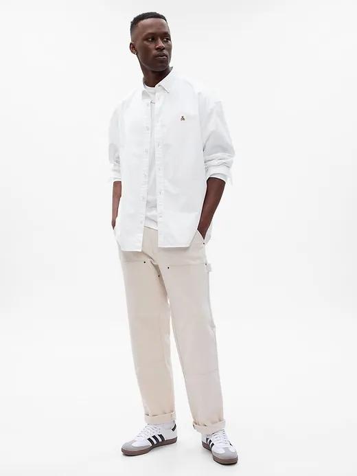 Oxford Overshirt with In-Conversion Cotton