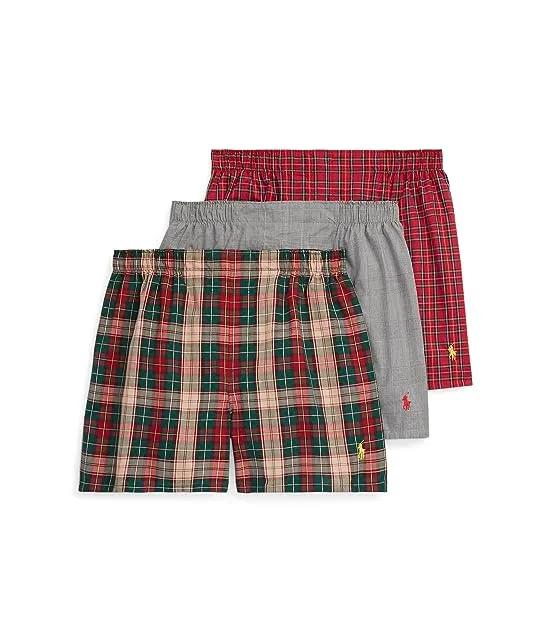 P3 Classic Fit Woven Boxers
