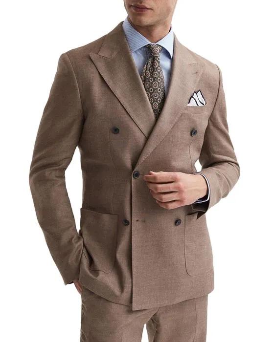 Paddock Slim Fit Double Breasted Suit Jacket 