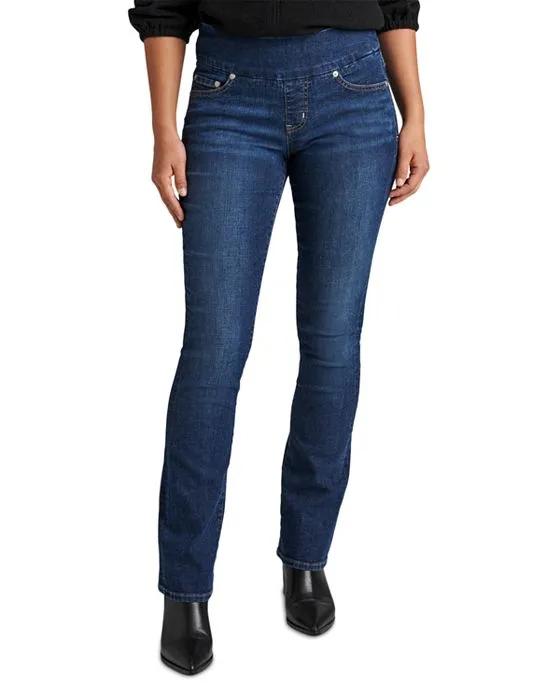 Paley High Rise Bootcut Pull On Jeans in Anchor Blue