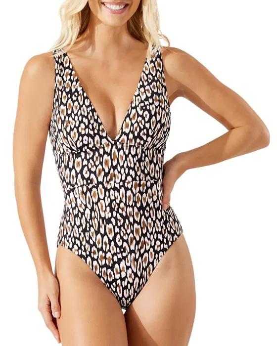 Palm Modern Safari One Piece Swimsuit