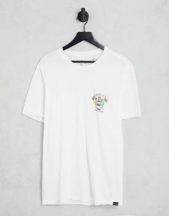 Paradise Friends t-shirt in white