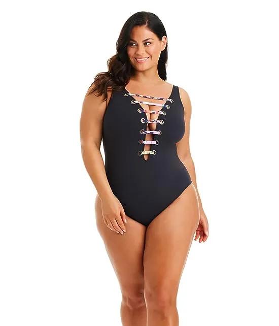Party Animal Over-the-Shoulder One-Piece