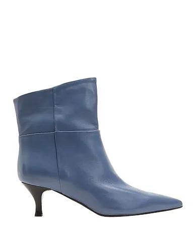 Pastel blue Ankle boot LEATHER POINTY-TOE ANKLE BOOT
