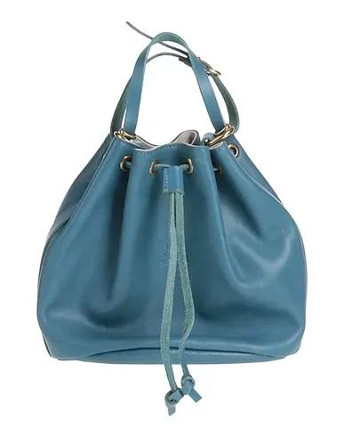 Pastel blue Baize Handbag
