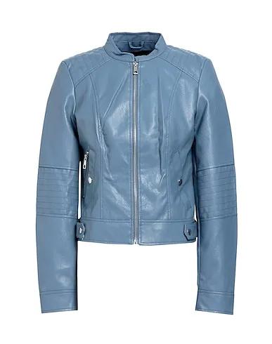 Pastel blue Biker jacket