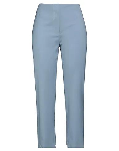 Pastel blue Cool wool Casual pants