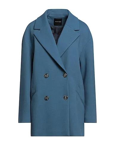 Pastel blue Cotton twill Coat