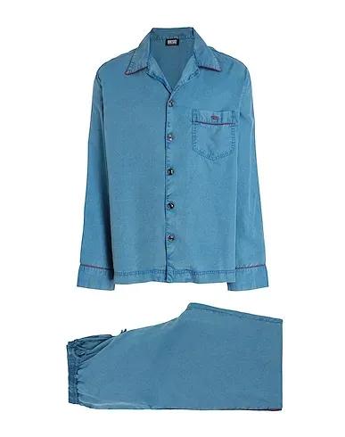 Pastel blue Cotton twill Sleepwear