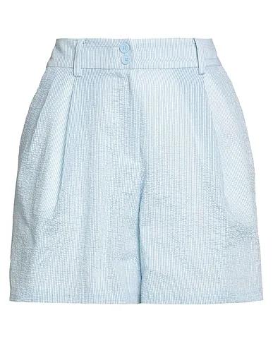 Pastel blue Crêpe Shorts & Bermuda