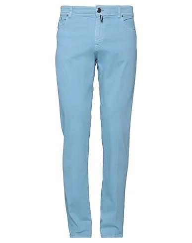 Pastel blue Denim Denim pants