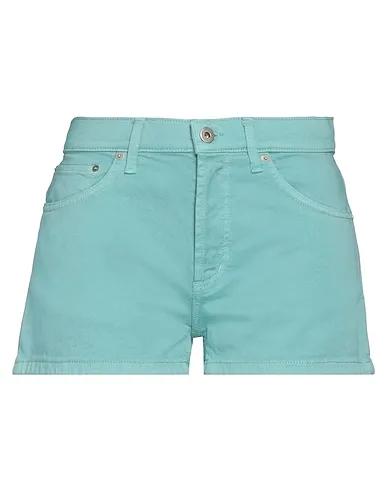 Pastel blue Denim Denim shorts