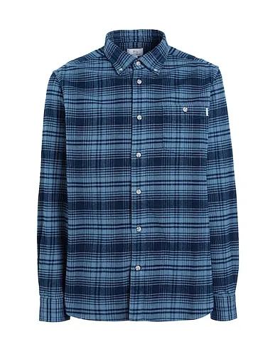 Pastel blue Flannel Checked shirt TRADITIONAL FLANNEL SHIRT
