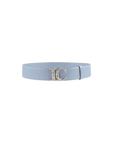 Pastel blue High-waist belt