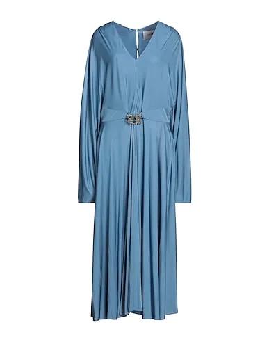Pastel blue Jersey Long dress
