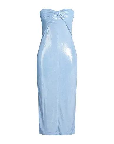 Pastel blue Jersey Midi dress