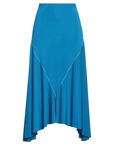 Pastel blue Jersey Midi skirt