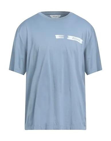 Pastel blue Jersey Oversize-T-Shirt