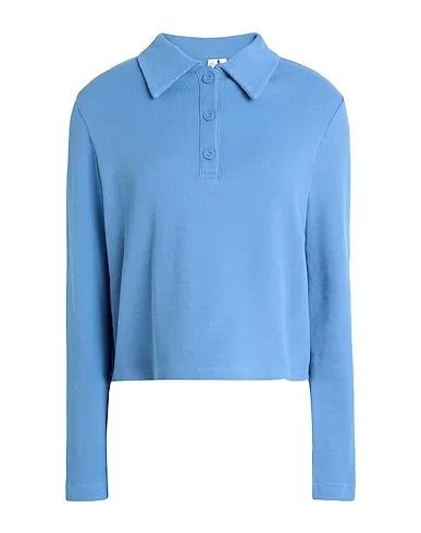 Pastel blue Jersey Polo shirt