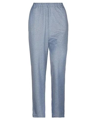 Pastel blue Knitted Casual pants