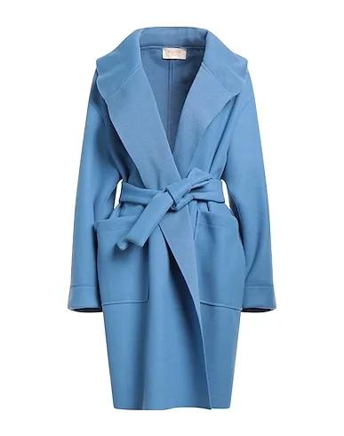 Pastel blue Knitted Coat