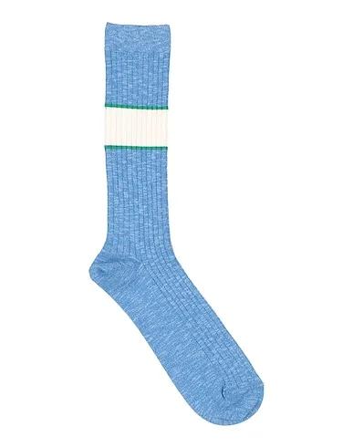 Pastel blue Knitted Short socks