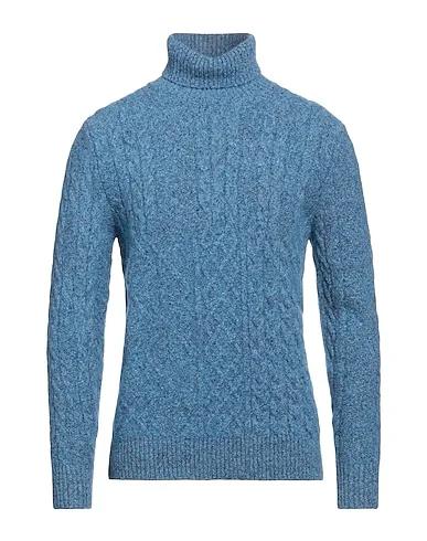 Pastel blue Knitted Turtleneck