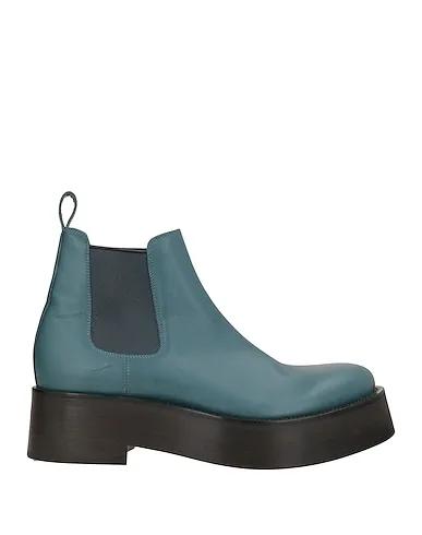 Pastel blue Leather Boots