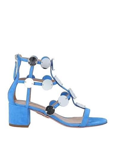 Pastel blue Leather Sandals